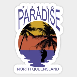 Fishing Paradise North Queensland Sticker